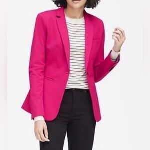 Banana Republic Women's Vibrant Pink Blazer 2P
